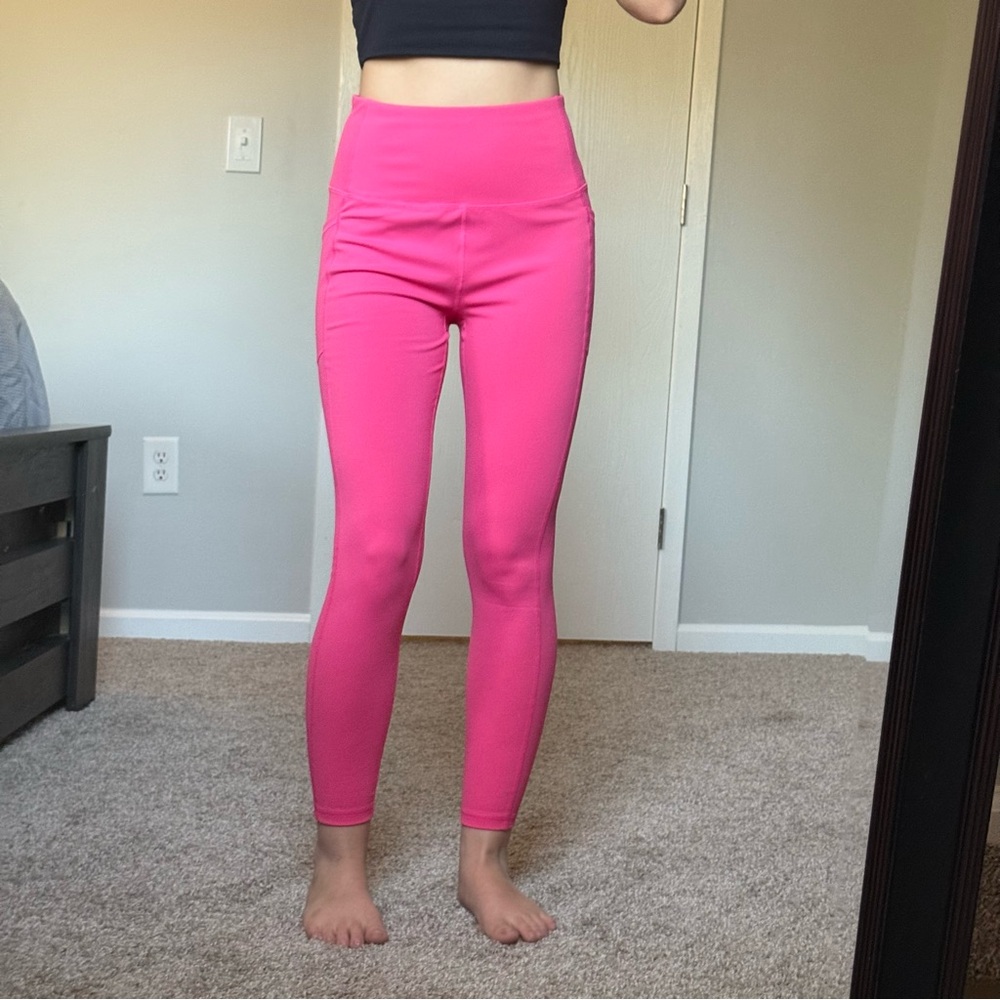 RBX Leggings Pink with Pockets Women’s Size Small
